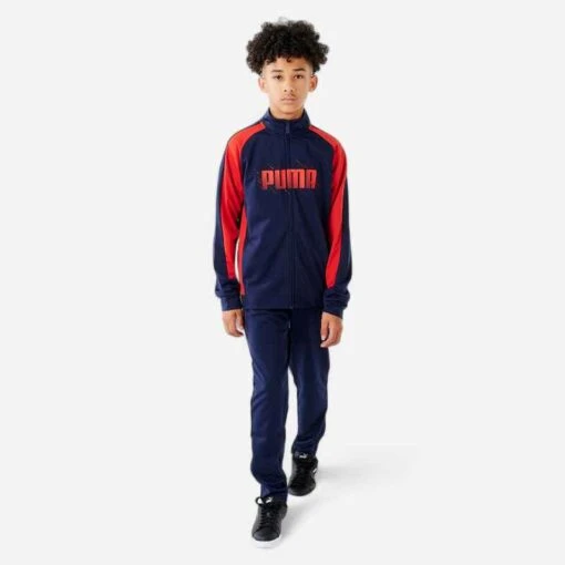 Puma Trainingsanzug Kinder Synthetik Atmungsaktiv - Marineblau/rot -Sport Mode Verkauf puma trainingsanzug kinder synthetik atmungsaktiv marineblaurot